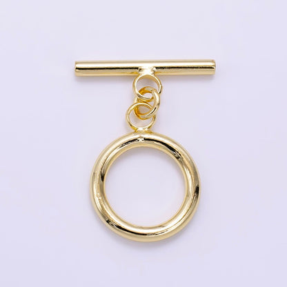14K Gold Filled 25mm Toggle Clasps Findings in Gold &amp; Silver | Z760