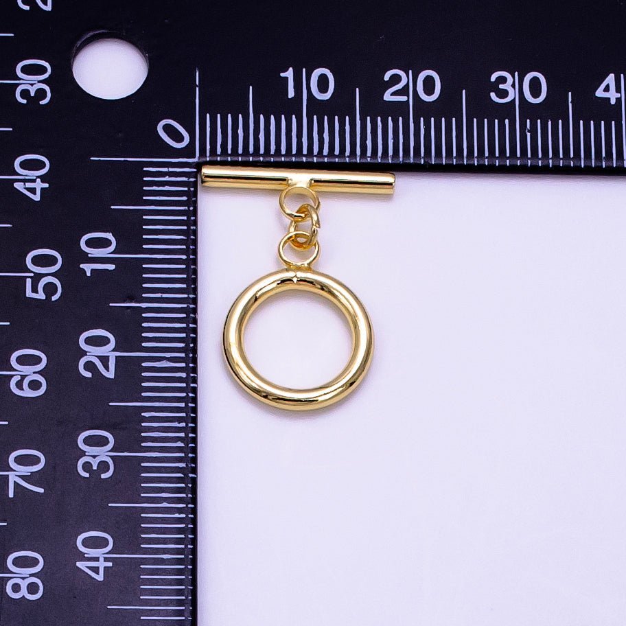 14K Gold Filled 25mm Toggle Clasps Findings in Gold &amp; Silver | Z760
