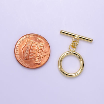 14K Gold Filled 25mm Toggle Clasps Findings in Gold &amp; Silver | Z760