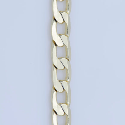 14K Gold Filled 3mm Flat Cuban Miami Curb 18 Inch Layering Chain Necklace | WA-232 Clearance Pricing