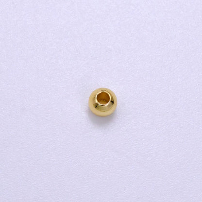 14K Gold Filled 4mm 5mm, 6mm Minimalist Bead by 10 Pieces/Bag | B-922 B-923 B-924