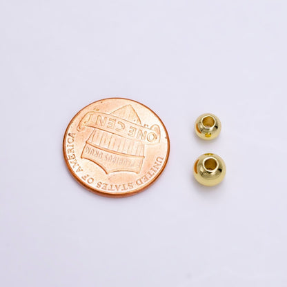 14K Gold Filled 4mm 5mm, 6mm Minimalist Bead by 10 Pieces/Bag | B-922 B-923 B-924