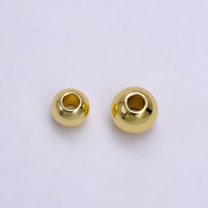 14K Gold Filled 4mm 5mm, 6mm Minimalist Bead by 10 Pieces/Bag | B-922 B-923 B-924