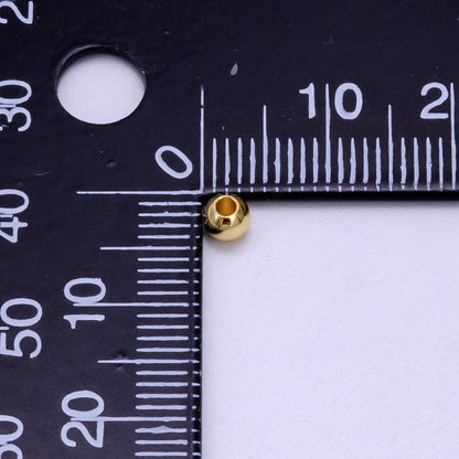 14K Gold Filled 4mm 5mm, 6mm Minimalist Bead by 10 Pieces/Bag | B-922 B-923 B-924