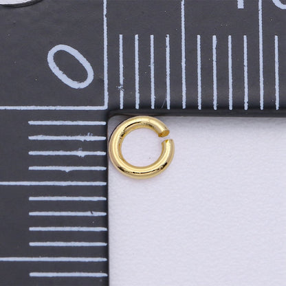 14K Gold Filled 4mm Jump Ring Findings By Bag | Z731