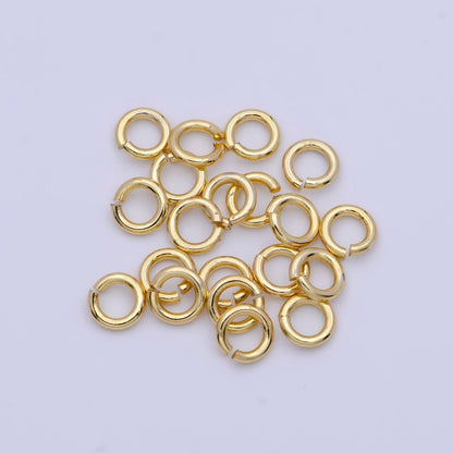 14K Gold Filled 4mm Jump Ring Findings By Bag | Z731