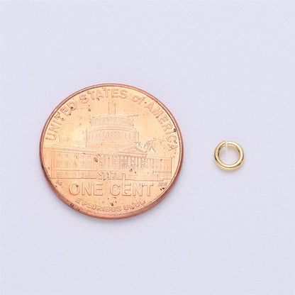 14K Gold Filled 4mm Jump Ring Findings By Bag | Z731
