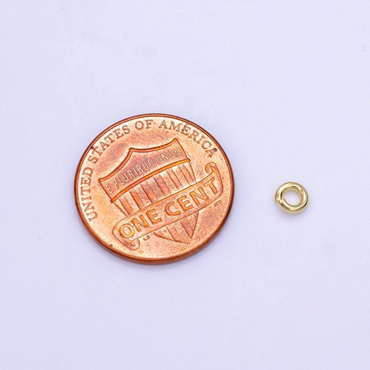 14K Gold Filled 4mm Jump Ring Jewelry Component Findings Set | SP-1613