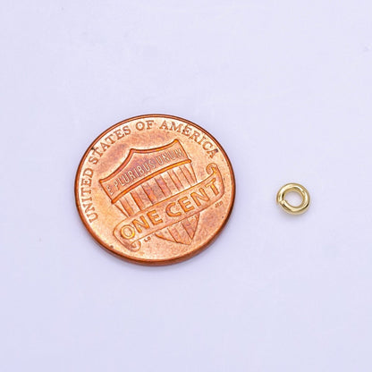 14K Gold Filled 4mm Jump Ring Jewelry Component Findings Set | SP-1613