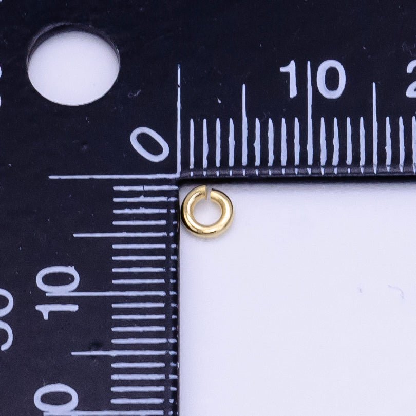 14K Gold Filled 4mm Jump Ring Jewelry Component Findings Set | SP-1613
