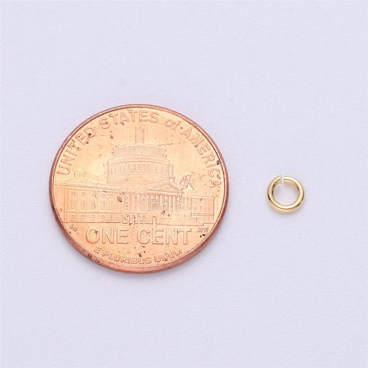 14K Gold Filled 4mm Jump Ring Minimalist Jewelry Finding Supply Pack | Z686
