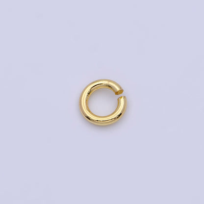 14K Gold Filled 4mm Jump Ring Minimalist Jewelry Finding Supply Pack | Z686