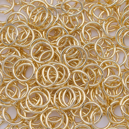 14K Gold Filled 5mm Jump Ring Findings Set | Z738