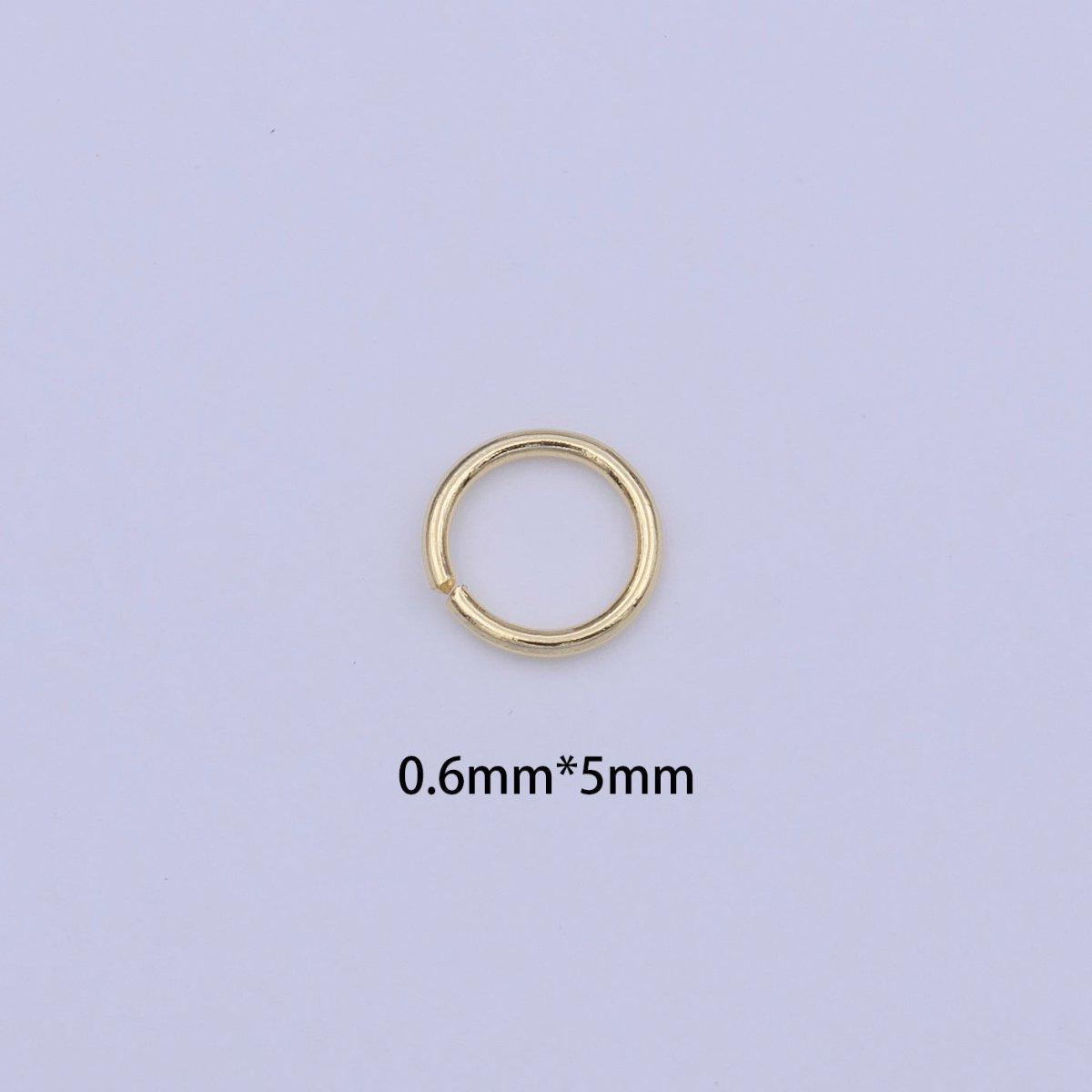 14K Gold Filled 5mm Jump Ring Findings Set | Z738