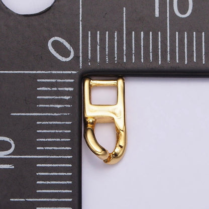 14K Gold Filled 5mm Snap Lock Hook Minimalist Jewelry Closure Findings Supply | Z592