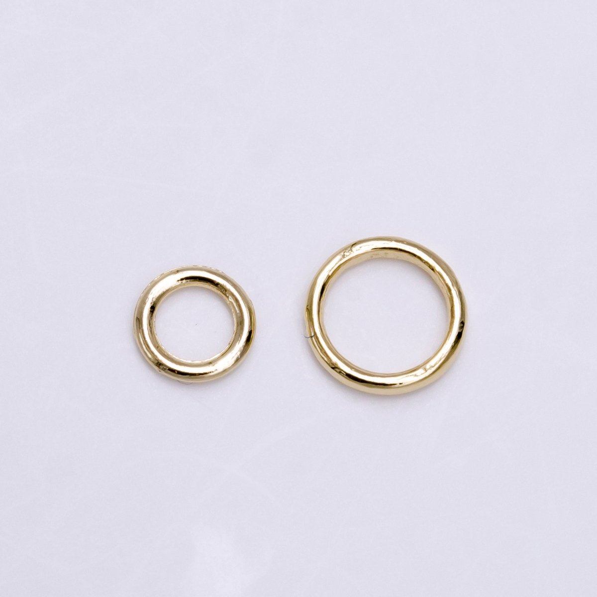 OS 14K Gold Filled 6mm, 8mm Soldered Close Jump Ring Jewelry Making Supply Pack | Z-908 Z-909