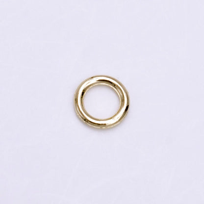OS 14K Gold Filled 6mm, 8mm Soldered Close Jump Ring Jewelry Making Supply Pack | Z-908 Z-909