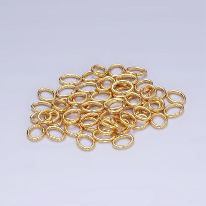 14K Gold Filled 6mm C Oval Jump Ring Findings By Bag | Z737