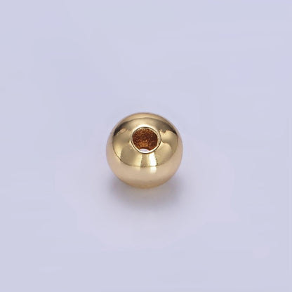 14K Gold Filled 6mm Round Ball Spacer Bead | Z681