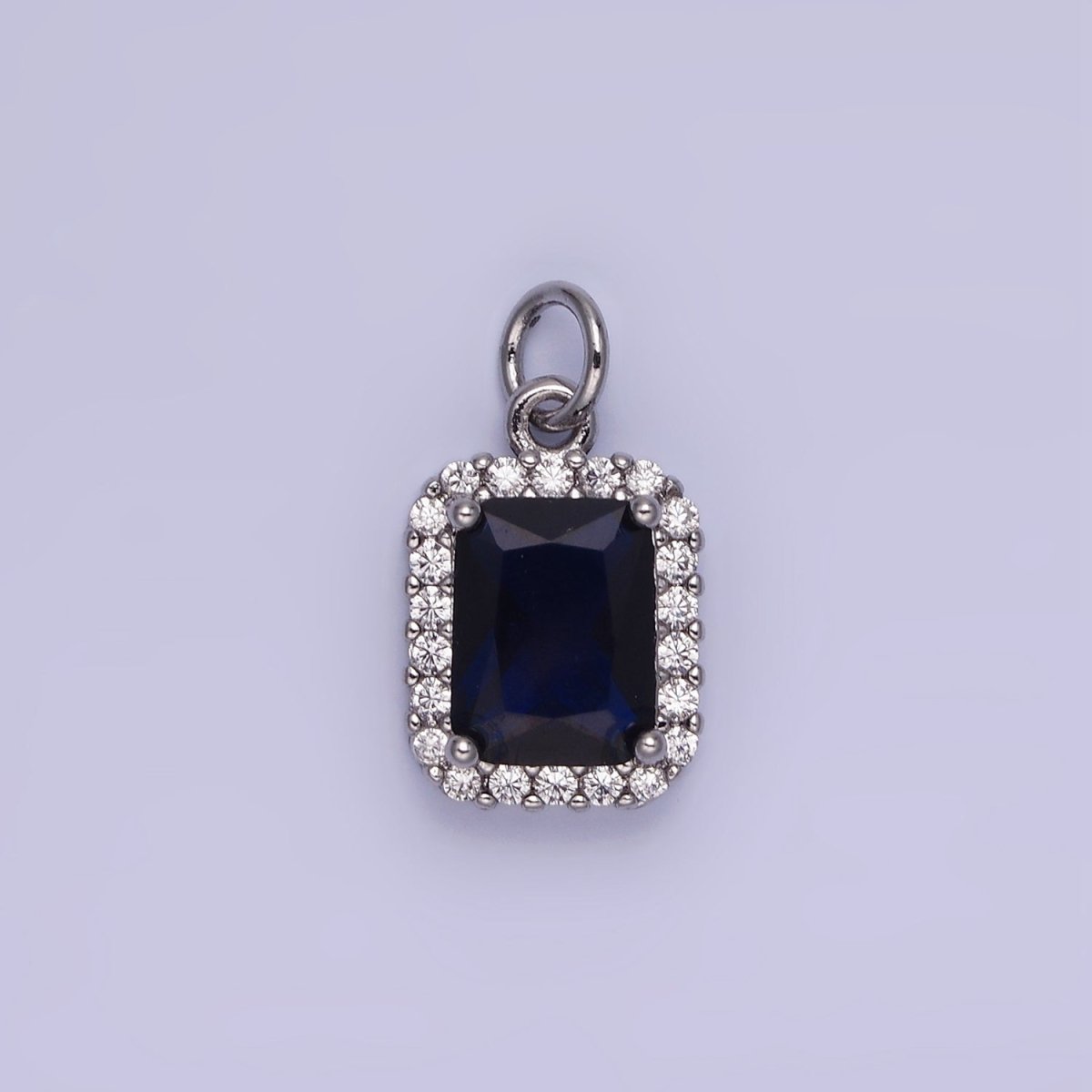 14K Gold Filled Baguette CZ Micro Paved Charm | AG756 - AG767