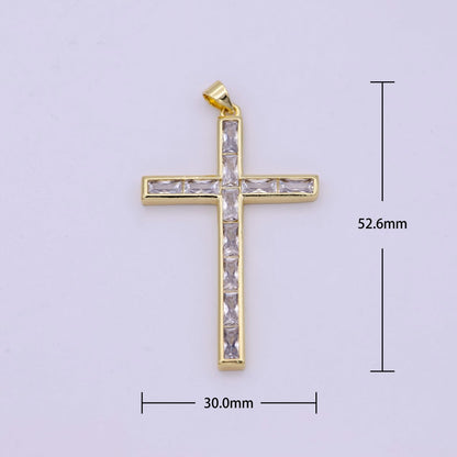 14K Gold Filled Cross Pendant H-474