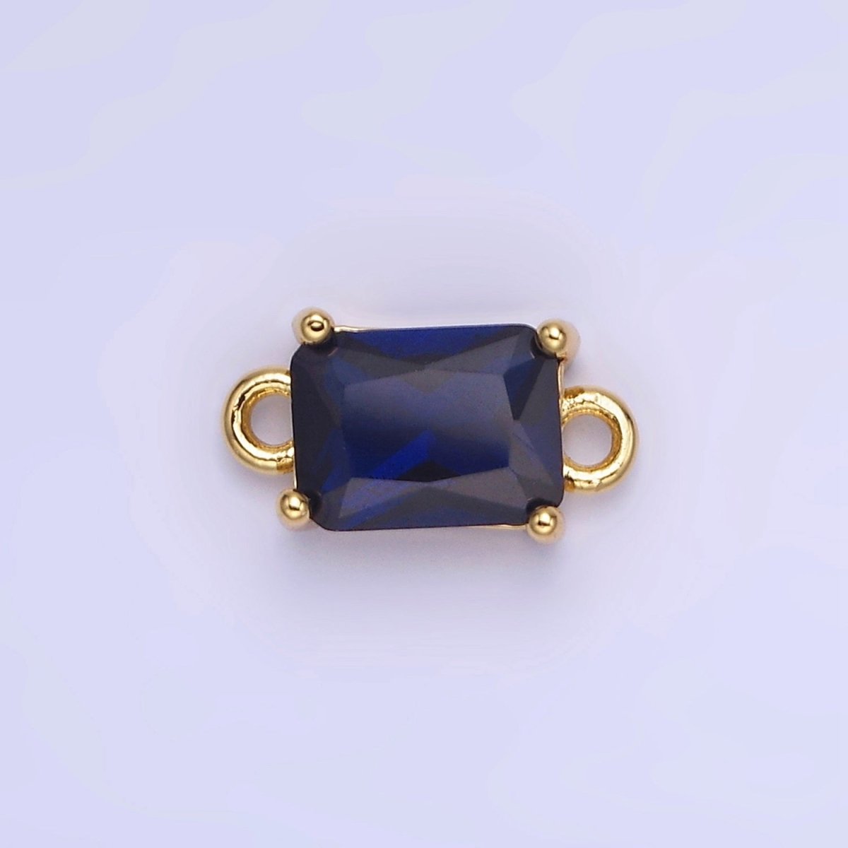 14K Gold Filled CZ Baguette Connector | G422 - G429