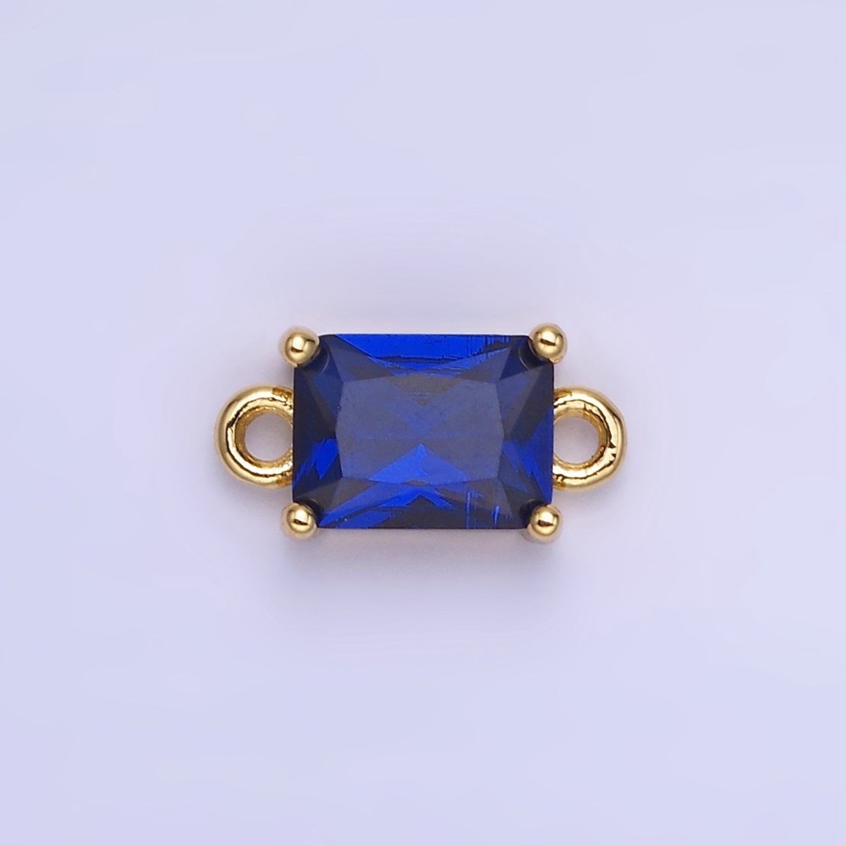 14K Gold Filled CZ Baguette Connector | G422 - G429