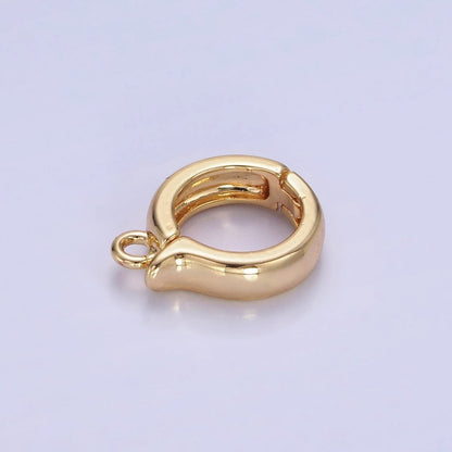 14K Gold Filled Enhancer Bail Slide Minimalist Charm Bail Enhancer Hinged Bail Z-696