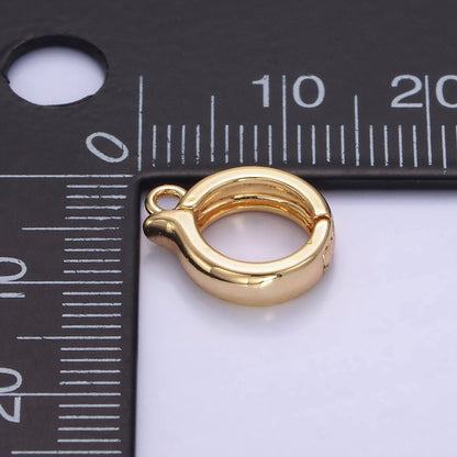 14K Gold Filled Enhancer Bail Slide Minimalist Charm Bail Enhancer Hinged Bail Z-696