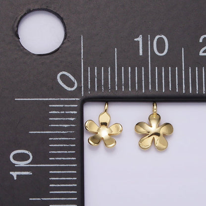 14K Gold Filled Flower Nature Minimalist Mini Add-On Charm | AG493