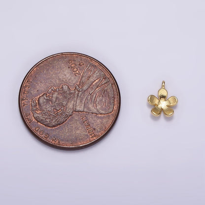 14K Gold Filled Flower Nature Minimalist Mini Add-On Charm | AG493