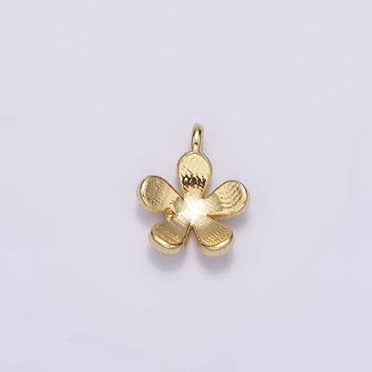 14K Gold Filled Flower Nature Minimalist Mini Add-On Charm | AG493