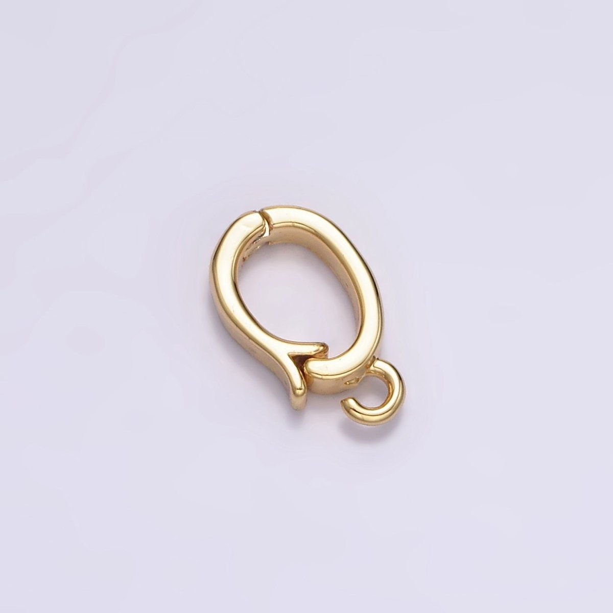 14K Gold Filled Heart Open Loop Interchangeable Charm Holder Jewelry Making Supply in Gold &amp; Silver | Z-929 Z-930