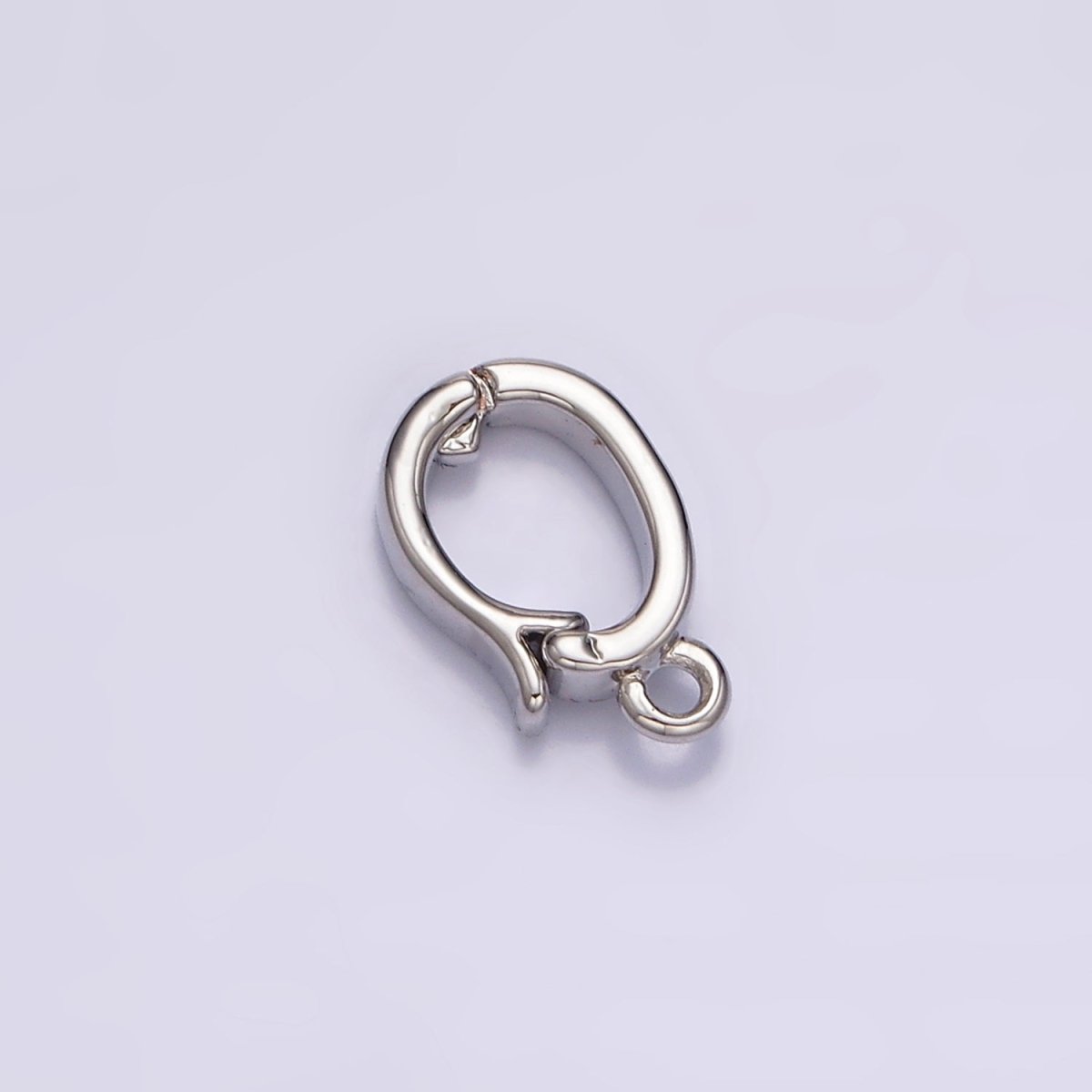 14K Gold Filled Heart Open Loop Interchangeable Charm Holder Jewelry Making Supply in Gold &amp; Silver | Z-929 Z-930