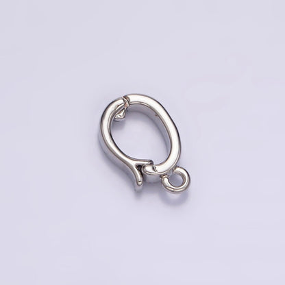14K Gold Filled Heart Open Loop Interchangeable Charm Holder Jewelry Making Supply in Gold &amp; Silver | Z-929 Z-930