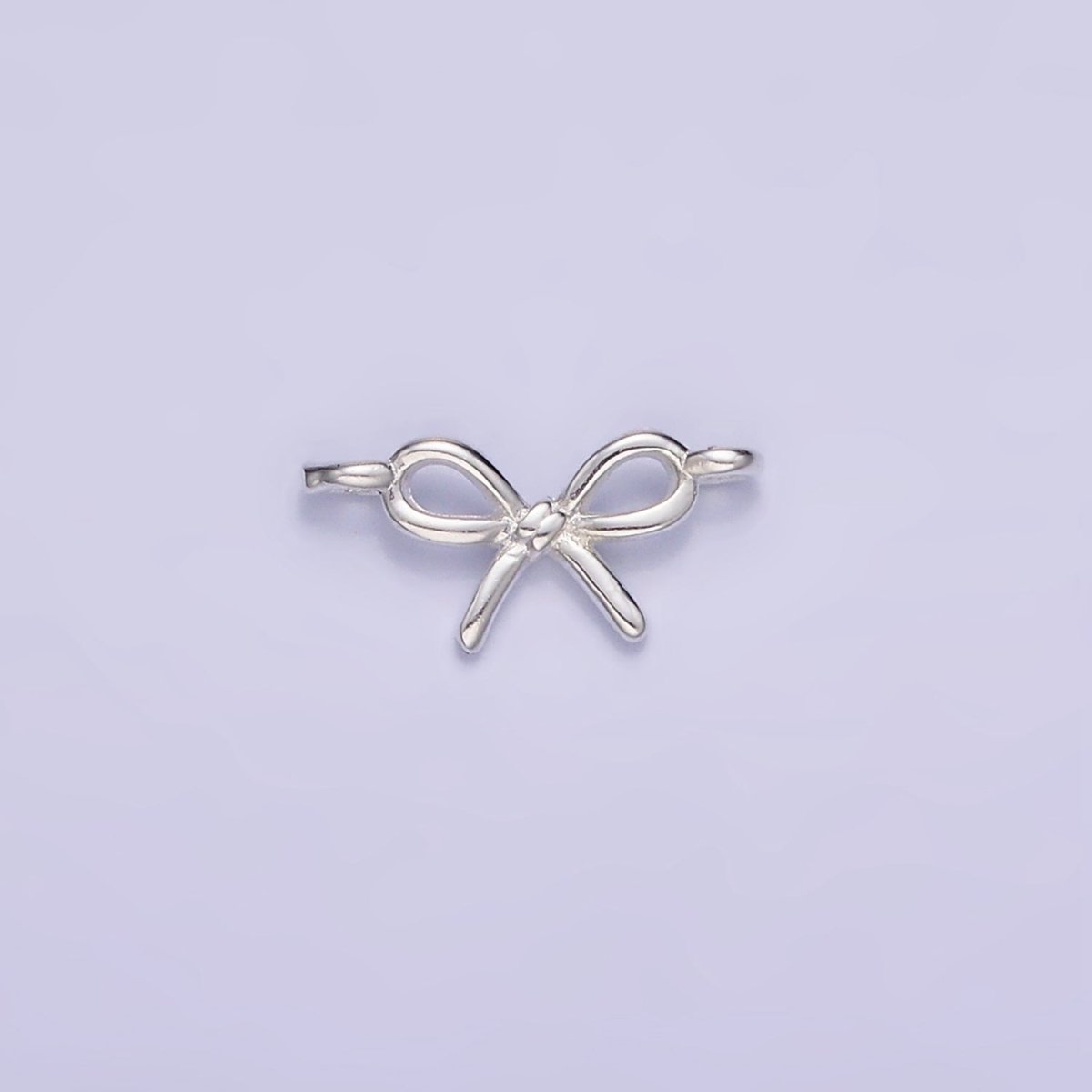14K Gold Filled Mini Minimalist Bow Ribbon Connector | G391 SL-490