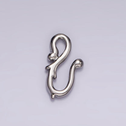 14K Gold Filled Mini Molten Vine Hook Closure Findings Supply | Z658