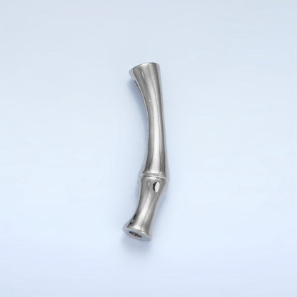 14K Gold Filled Minimalist Bamboo Plant Bead in Gold &amp; Silver | B624