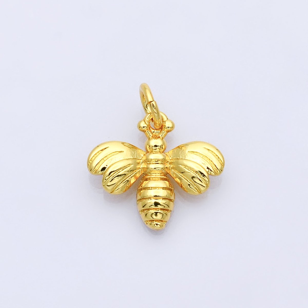 14K Gold Filled Minimalist Bee Insect Charm | D201
