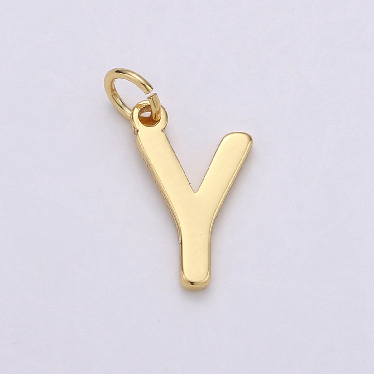 14k Gold Filled Personalized Initial Charm Initial Pendant, Letter Charm, Minimalist Alphabet Letter Charm, Monogram Charm Add On Charm A-113 to A-125