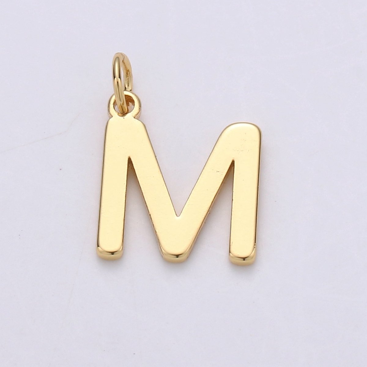 14k Gold Filled Personalized Initial Charm Initial Pendant, Letter Charm, Minimalist Alphabet Letter Charm, Monogram Charm Add On Charm A-113 to A-125