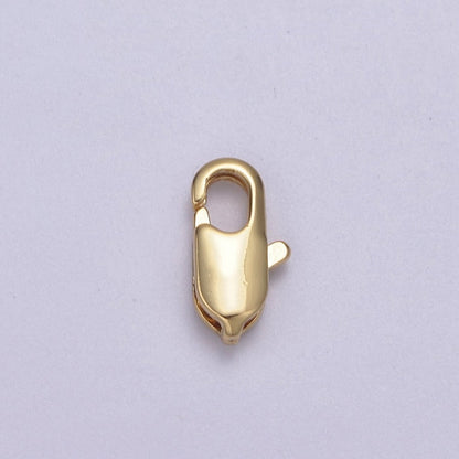 14K Gold Filled Rectangle Lobster Clasp Jewelry Making Supplies Chain Findings L-638~L-641