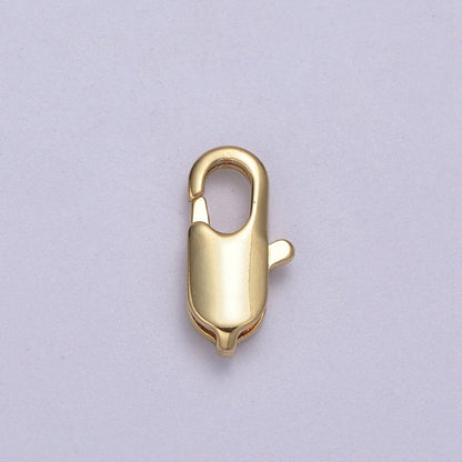 14K Gold Filled Rectangle Lobster Clasp Jewelry Making Supplies Chain Findings L-638~L-641