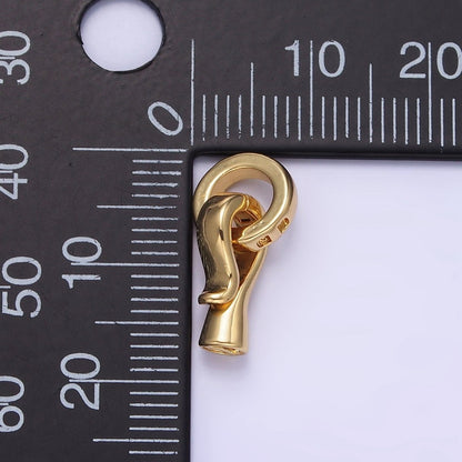 14K Gold Filled Round Snap Latch Findings Set | L665