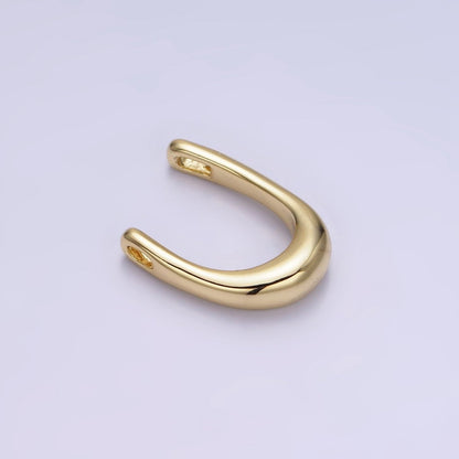 14K Gold Filled U Shaped Connector Minimalist Findings | Z713