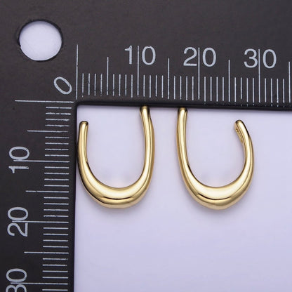 14K Gold Filled U Shaped Connector Minimalist Findings | Z713