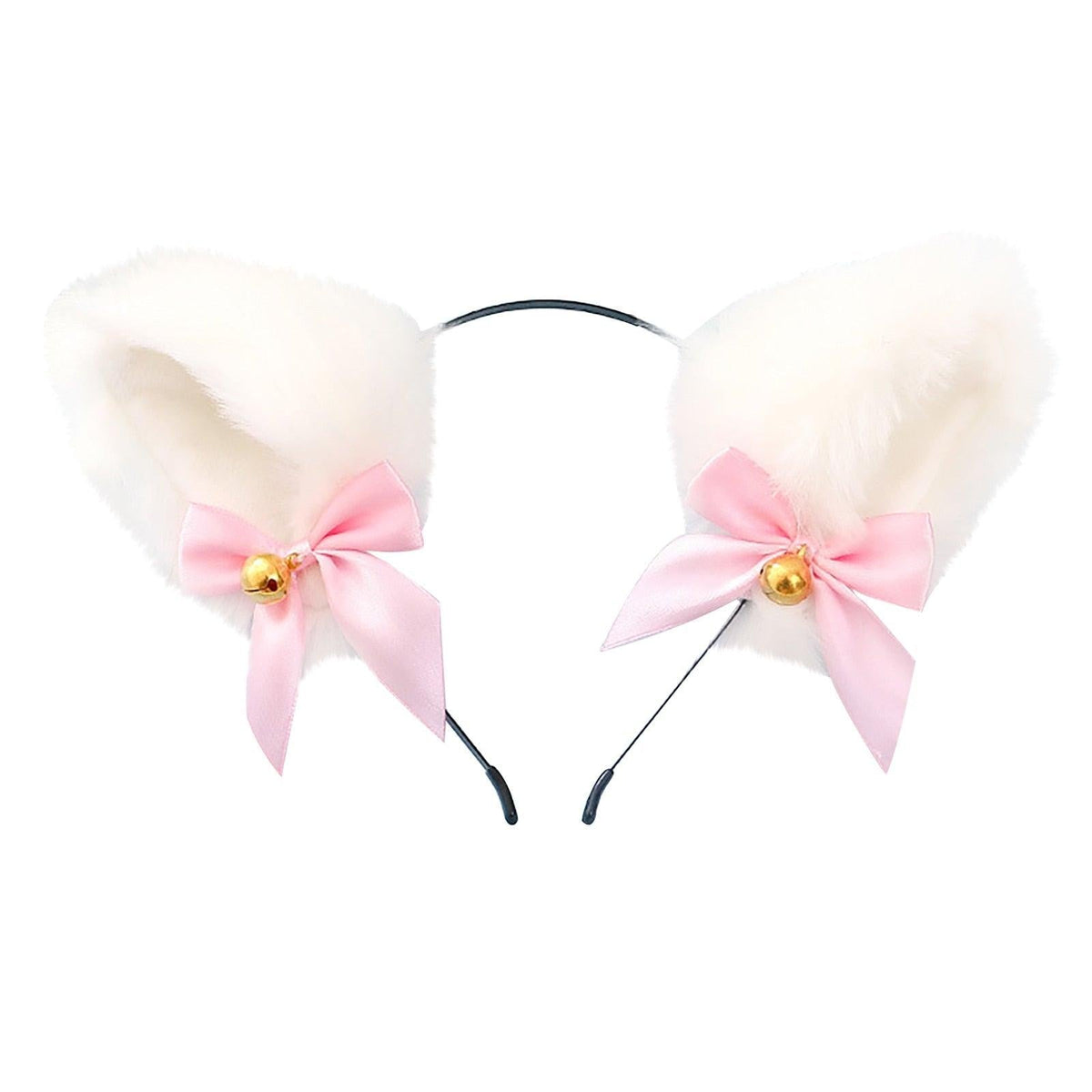 15 Colors Beautiful Masquerade Halloween Cat Ears Cosplay Cat Ear Party Costume Bow Tie Bell Headwear Headband Gorgeous Hair Accessories For Women