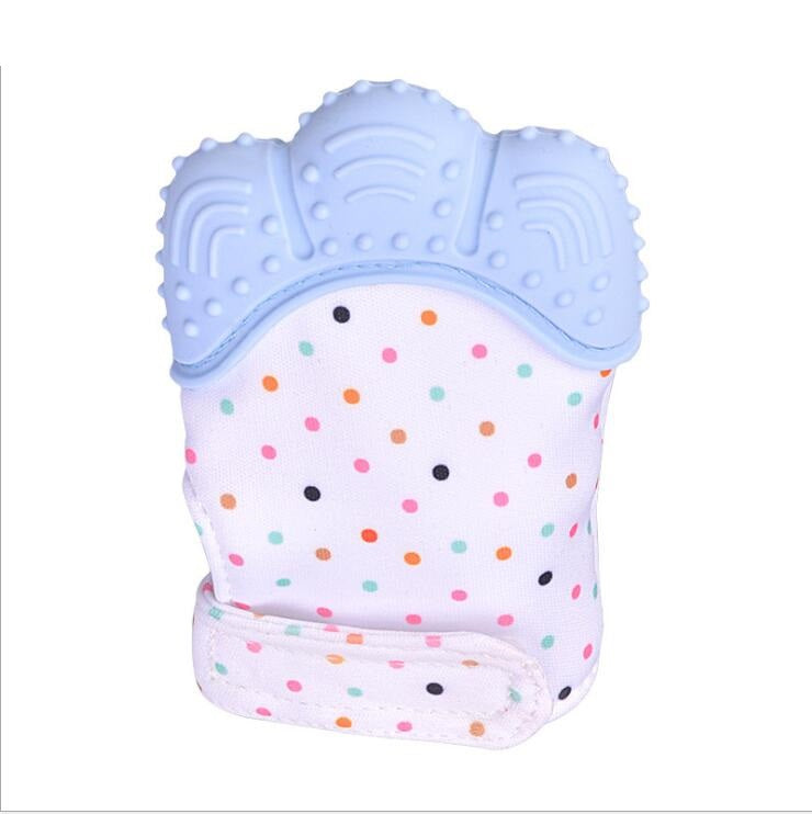Baby teether baby anti-bite silicone molar gloves children&