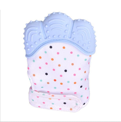 Baby teether baby anti-bite silicone molar gloves children&