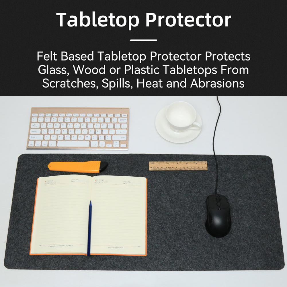 Minimalistic Non-Slip Protector Felt Desk Pad Extended Mouse Keyboard Laptop Gaming PC Accessories C